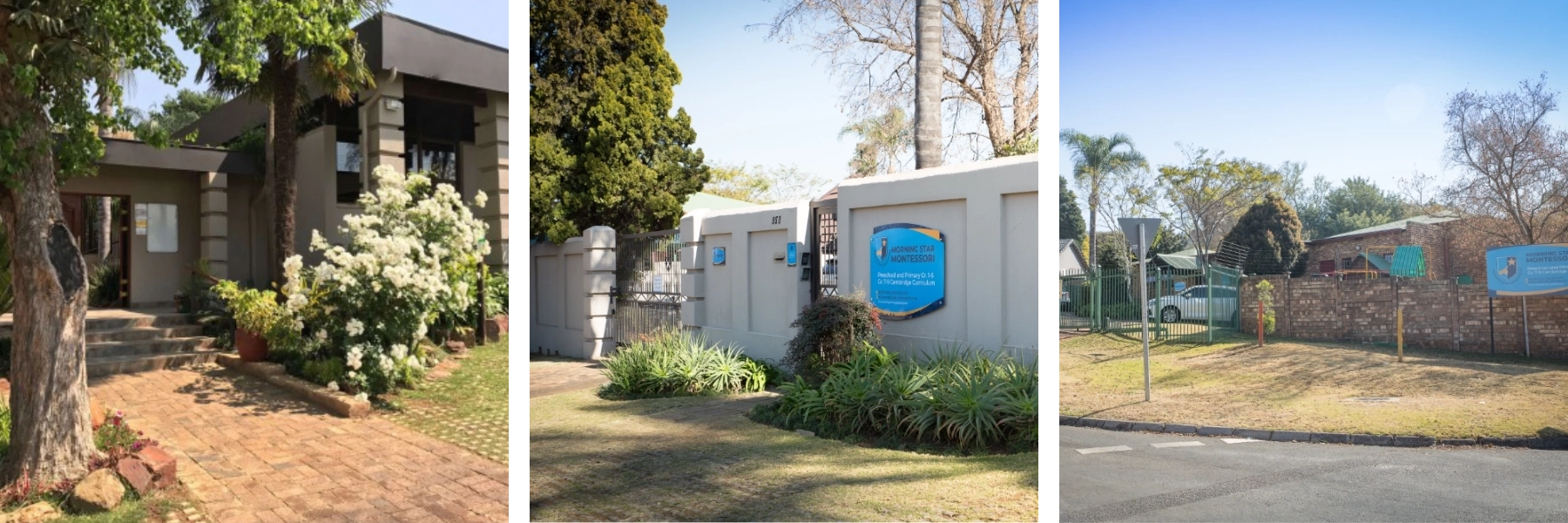 Morning Star Montessori campus building in Faerie Glen Pretoria